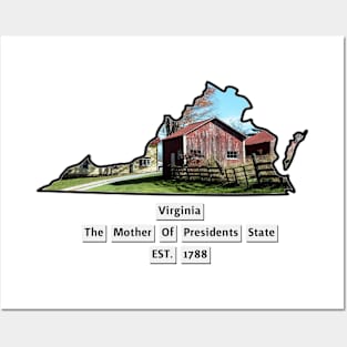 Virginia USA Posters and Art